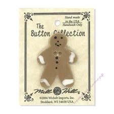 Mill Hill Ceramic Buttons 86002 Gingerbread Man