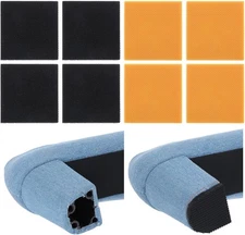 8pcs High Heels Patch, Rubber Boot Heel Replacement Square Sole Repair Tips A 