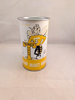 Vintage Late 1970s Georgia Tech Beer Can | Steel 12 oz. | Super Rare