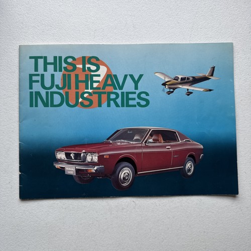 This Is Fuji Heavy Industries Subaru Dealer Sales Brochure 1970’s