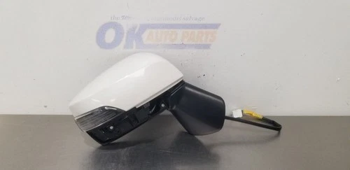 20 SUBARU WRX STI EXTERIOR SIDE VIEW MIRROR RIGHT PASSENGER WHITE