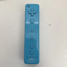Nintendo Wii Remote Motion Plus Blue OEM RVL-036 Wiimote Controller 