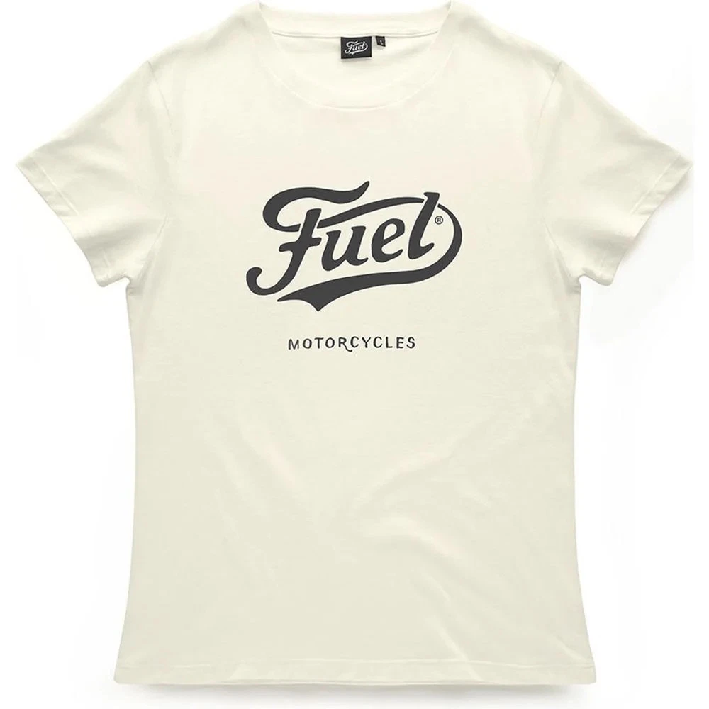 Fuel Cotton Fashionable Casual Wear T-Shirt Cream