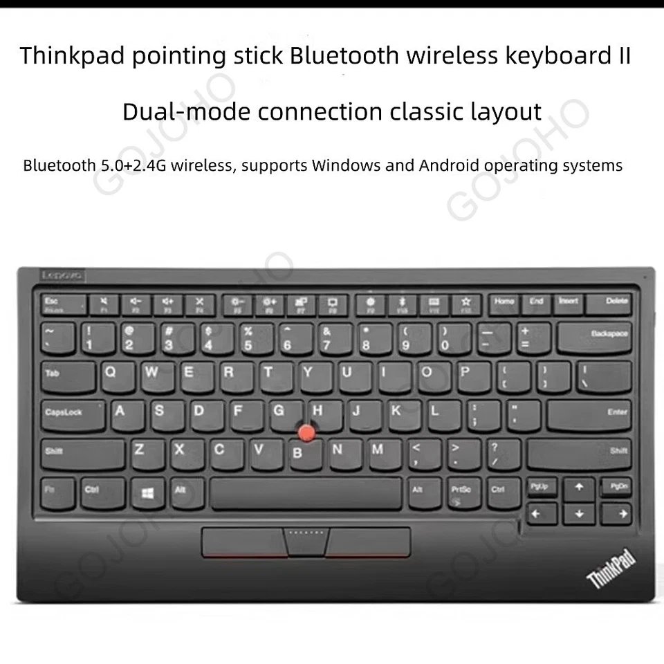 For Lenovo ThinkPad Keyboard II KC-1957 Bluetooth US English 4Y40X49493 - Image 2 of 4