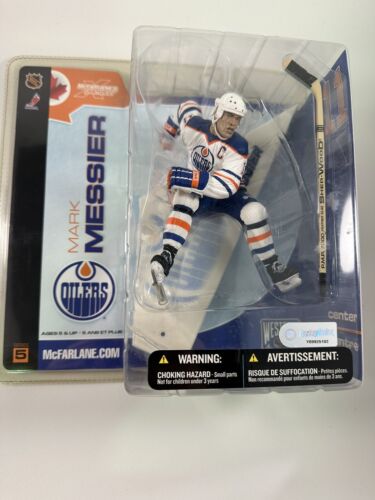 Mcfarlane NHL Series 5 Mark Messier White Chase variant  jersey Edmonton Oilers - Picture 1 of 5