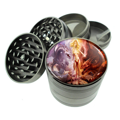  Dragons D40 Titanium Grinder 4 Piece Magnetic Hand Mueller Fantasy