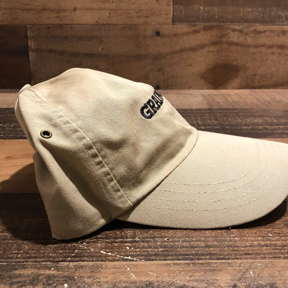 Gorra Grainger Strapback Papá Gorra Hombres Beige Negro Ropa de Trabajo Ligera - LEER Foto 3 de 4