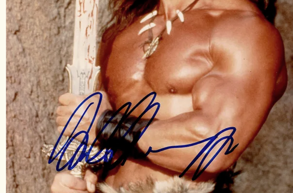 Arnold Schwarzenegger Conan the Barbarian SIGNED 8x10 Buy 1 Get 1