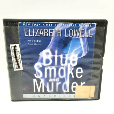 Elizabeth Lowell Blue Smoke and Murder Romance Unabridged 9 CDs by Carol Monda