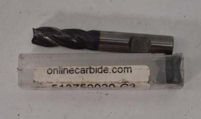 Online Carbide 3/8'' 4 Flute Variable Helix Carbide End Mill 513750020-C3