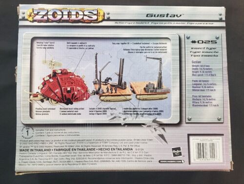 2002 Hasbro Zoids #025 Gustav 1/72 Motorized Action Figure Model Kit Incomplete - Picture 2 of 10