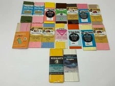 Lot of 16 Seam Binding Hem Facing Bias Skirt Facing Hem Tape Wrights Star FOTL