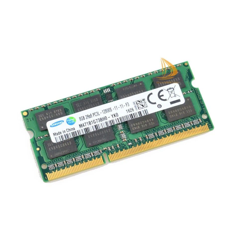 Samsung 8GB 2RX8 PC3L-12800S DDR3 1600MHZ 1.35V SODIMM RAM Laptop Memory Intel " - Image 3 of 3
