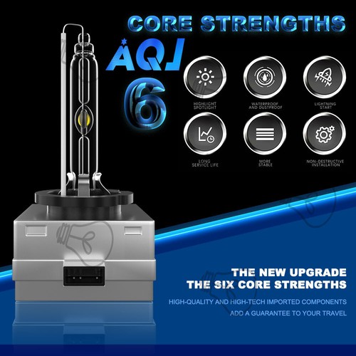 For Chevrolet Blazer 2019-2020 LED Headlight Bulbs High/Low Beam D3S/D3R 6000K - Foto 12 di 12