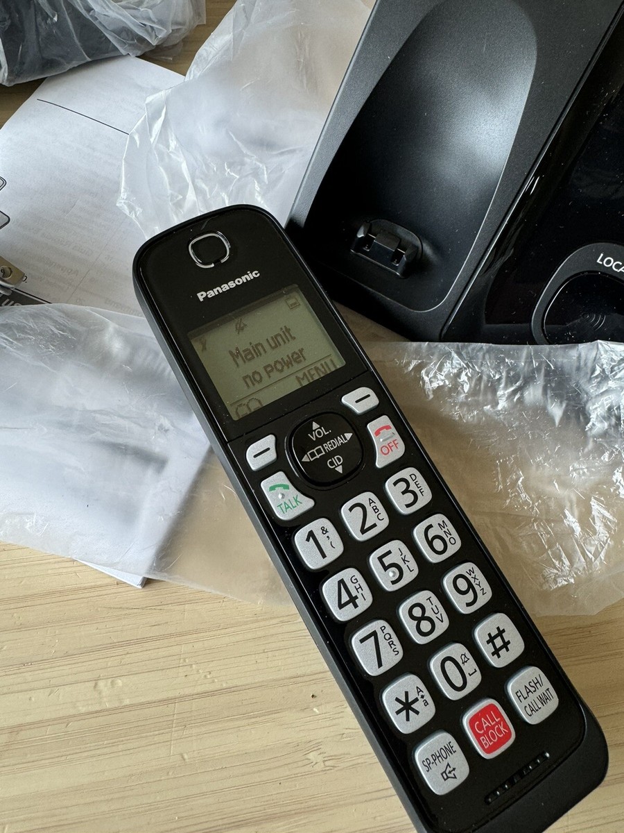 Panasonic KX-TGD810B Cordless Handset Auto Call Blocking