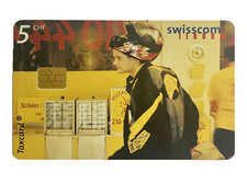 Taxcard 5 CHF. Swisscom Collectable Swiss Phone Card, Pizza Delivery, Baden,2003