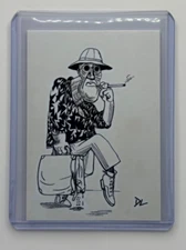 Hunter S Thompson Limited Edition Artist Signed American Icon Trading Card 10/10