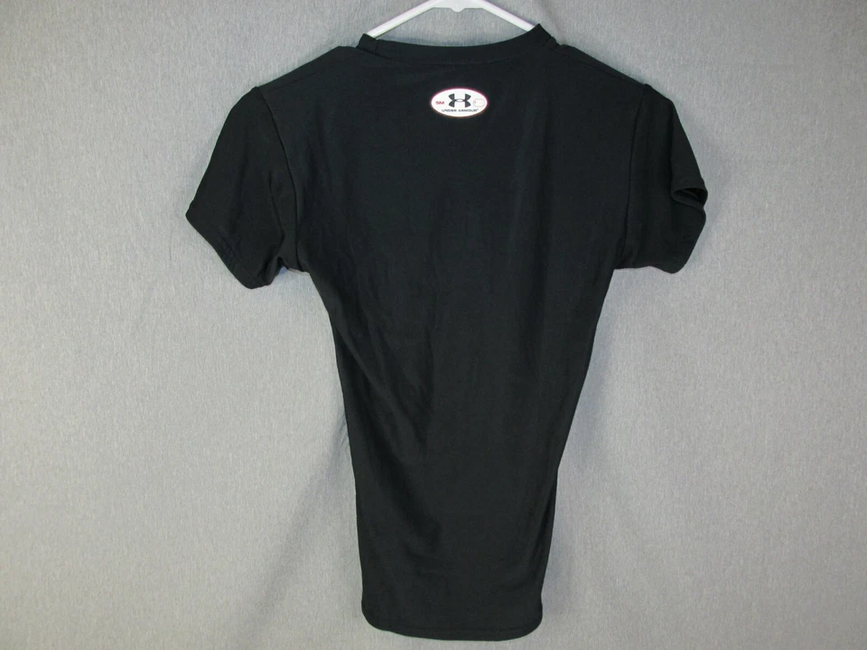 Lot of 2 Under Armour Red Tank /Black Short Sleeve Pullover Shirts Youth Small - Image 3 of 4