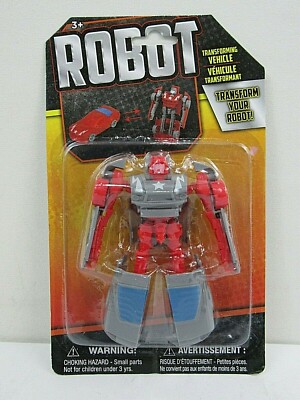Robot-Transform Your Robot Transforming Red Robot - Mustang Transformer (Pg17E)