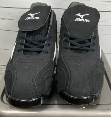 Mizuno 9-Spike Metal Baseball Cleats Black Men's Size 16 NWOB Wave