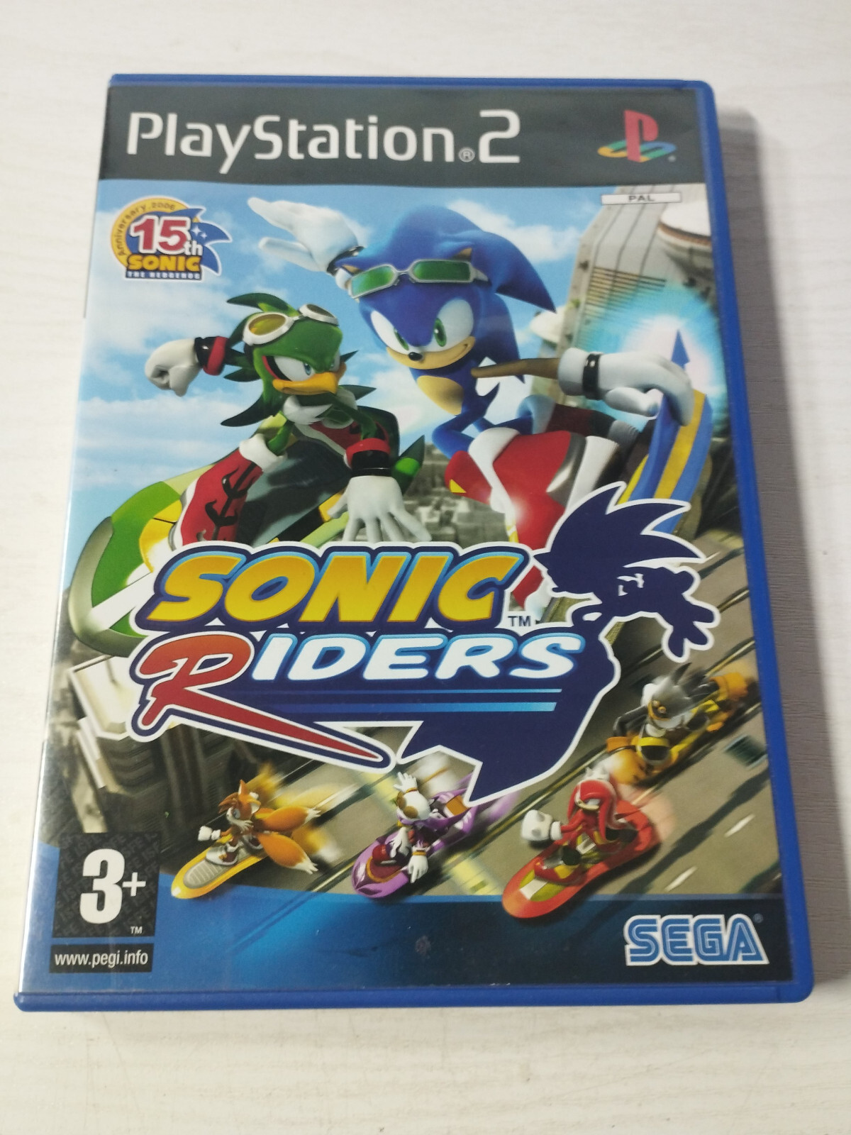 Sonic Riders TM SEGA - Playstation 2 Game for Ps2 Spain Edition 3T