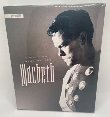 New Sealed - Macbeth (Blu-ray) Olive Signature 1948/1950 Versions Orson Welles