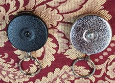 2 Vintage Key-Bak Self-retracting Key Reels