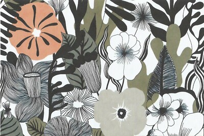 Postcard Maija Louekari Marimekko Design: Kasvu, 2014 (Variation) Unused  MINT