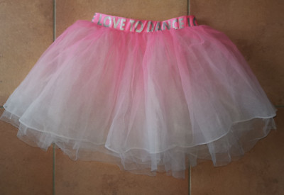Toller weiß rosa Rock Tutu Ballett Sommer Reflektor H&M 122 128  top