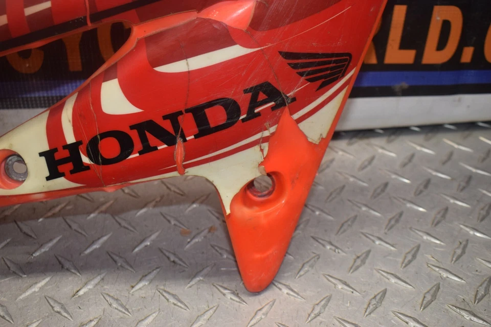 395 RIGHT RED FENDER PLASTIC 05 HONDA CRF250X CRF250 X CRF 250 BIKE FREE SHIP - Image 4 of 4