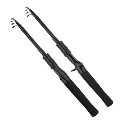 Portable Carbon Fishing Rod 150cm 180cm 210cm Telescopic for Stream Angling