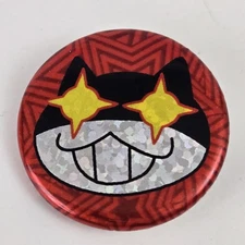 Fangamer Persona 5 Mona Can Badge Pin Button, Mona's Treasure, 1.25"