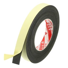 3/4 Inch x 33 Ft Weather Stripping Door Seal Strip, 1mm Thick Foam Seal Tape