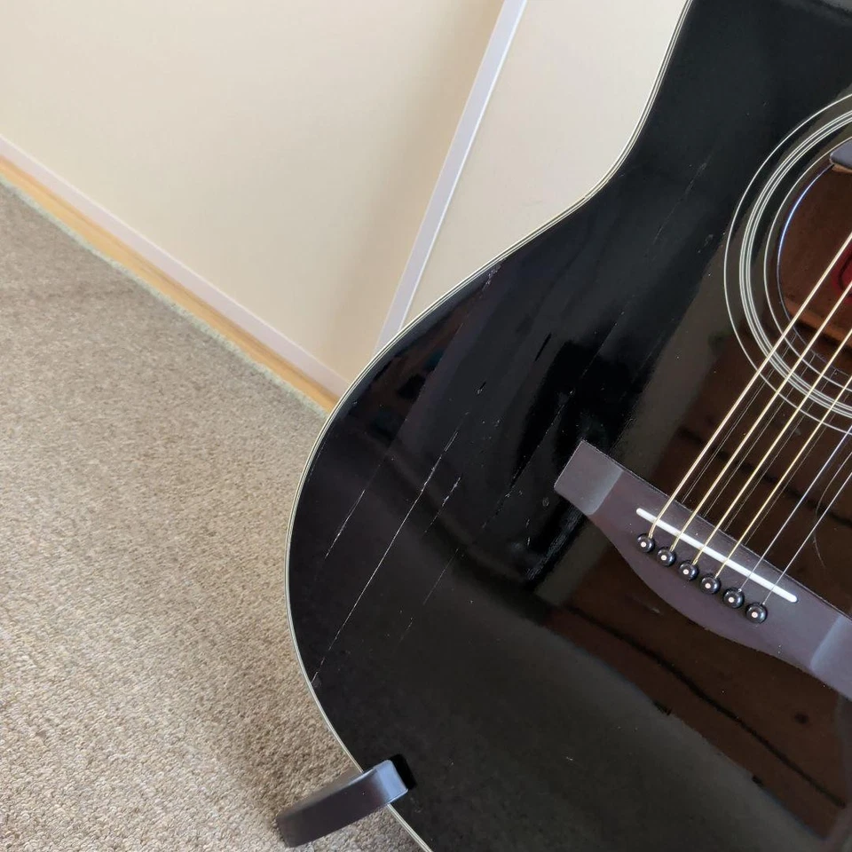 Corps de guitare acoustique Yamaha noir - Photo 3/4