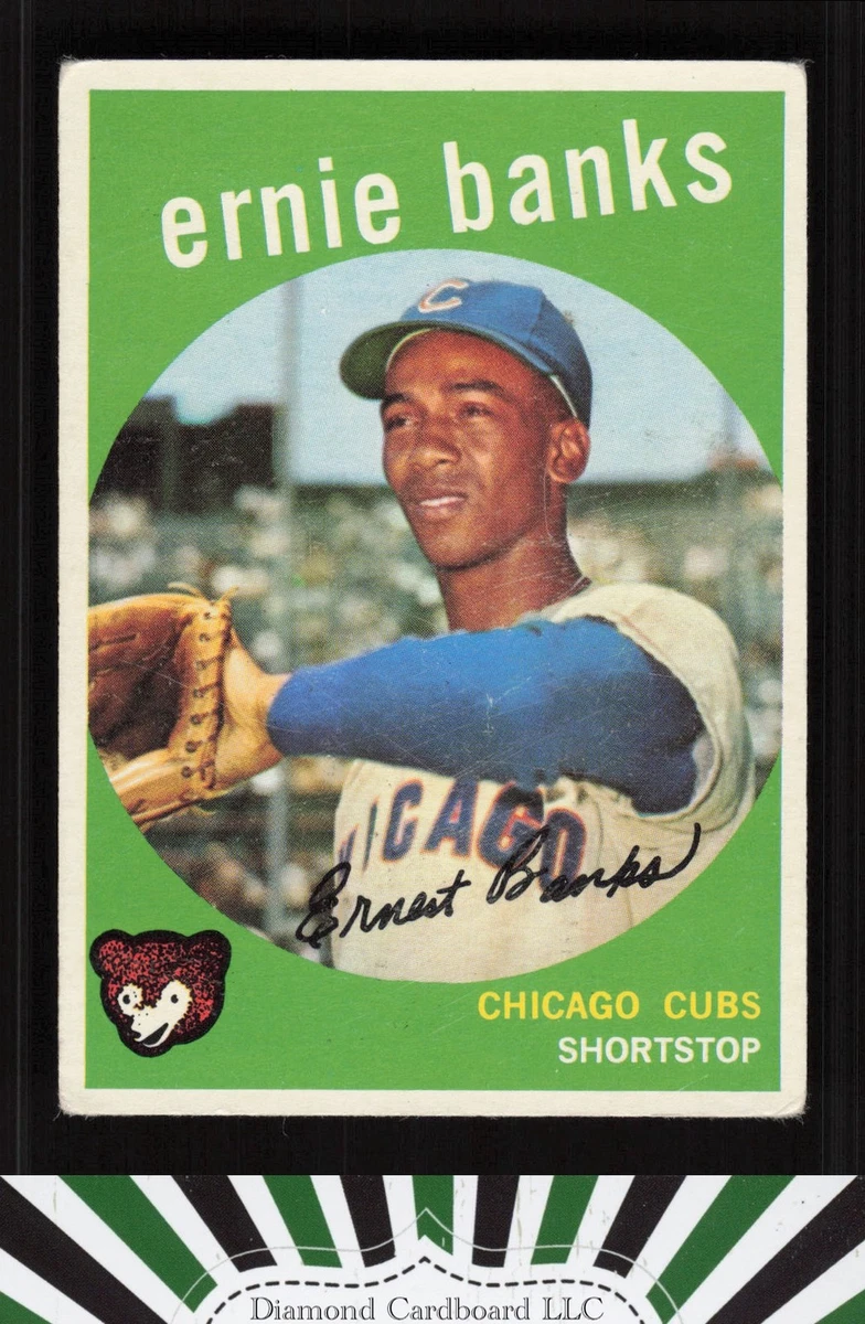Ernie Banks Baseball 1959 Season Sports Trading Cards