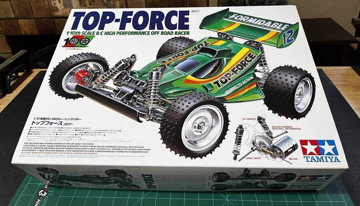 Tamiya Top Force ラジコンカー Unboxing Review] Tamiya Top Force is cool!? 1/10 SCALE R/C 4WD