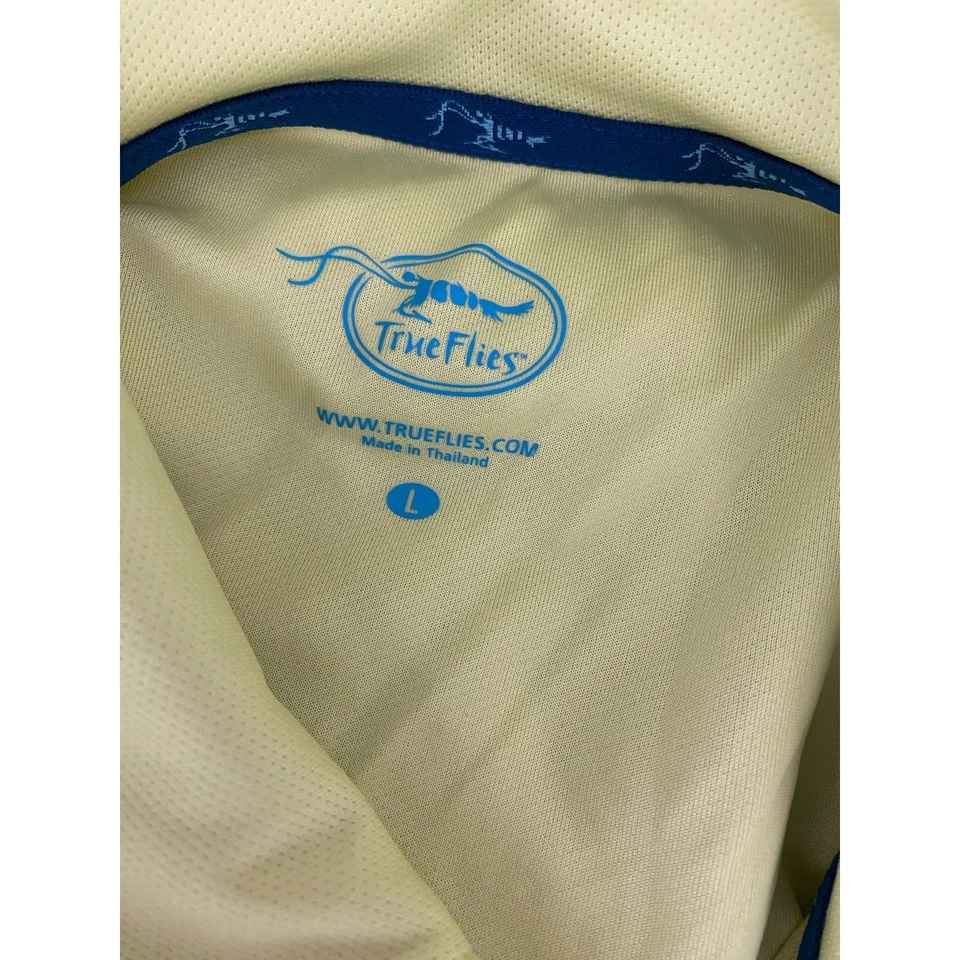 Hombre True Flies Rendimiento Bolsillo Manga Larga Atlético Polo, L Foto 4 de 4