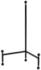 Red Co. Decorative Tripod Plate Stand and Art Holder Easel in Black Finish - ...