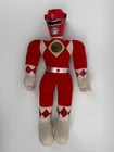 Vintage 1993 Saban Red Mighty Morphin Power Rangers Plush Plastic Head 19"