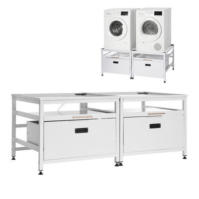 #ad #ad Uimoso Laundry Pedestal 22.6 in Washer Base with Storage Tray 800 lbs Capacity $323.99