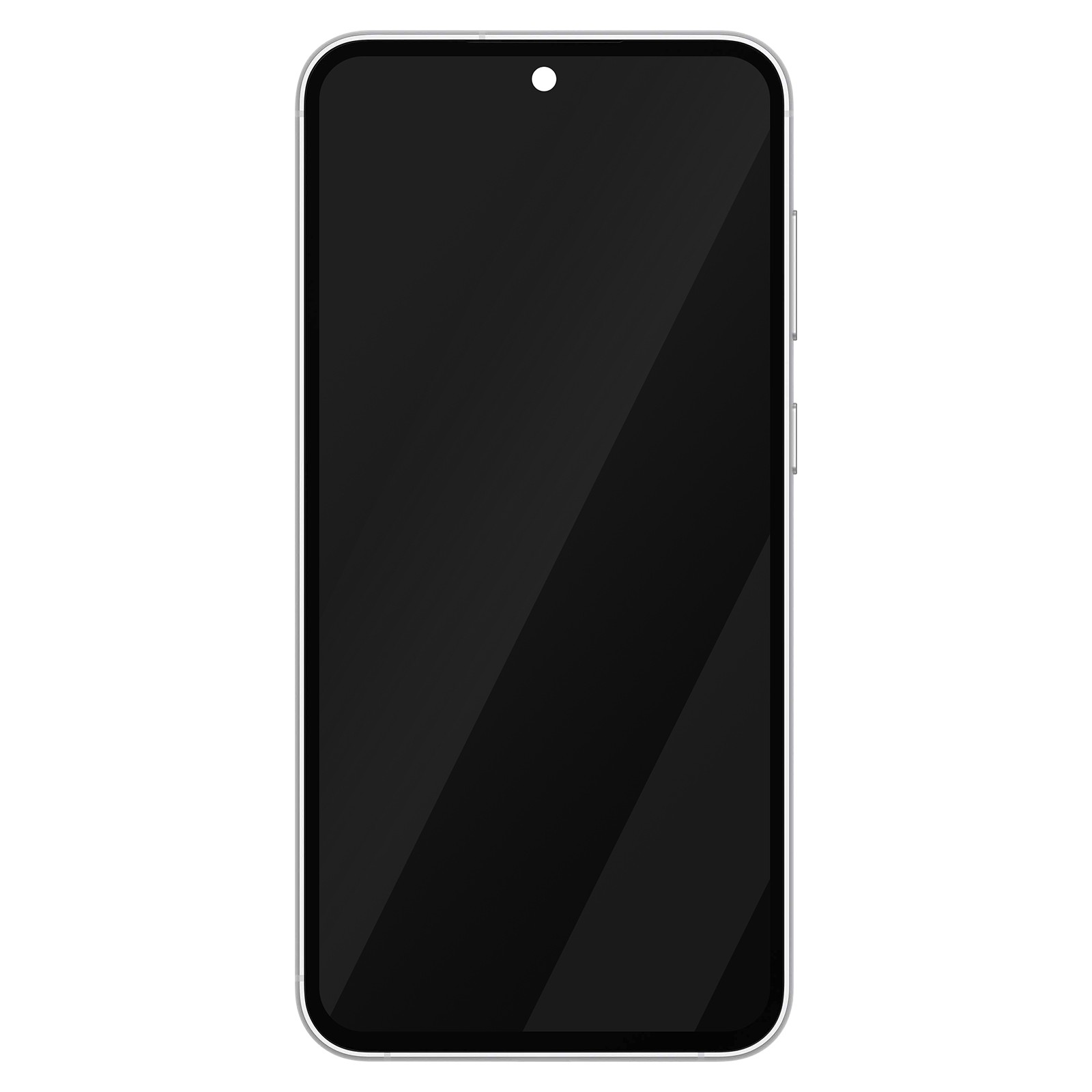 Ecran de rechange pour Galaxy S23 FE idéal pour réparation vitre et châssis blanc