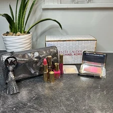 Estee Lauder x Michael Kors Blush Palette & Makeup 8 Pc Gift Set