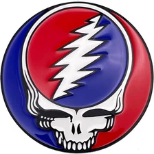 Enamel Magnet - C&D Visionary - Grateful Dead Steal Your Face Logo Sign 3" NEW