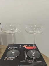 Joy Jolt Champagne Coupe 9.2oz, 275 ML Set Of 2
