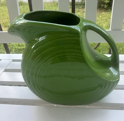 Fiestaware Shamrock (retired Color) Disk Pitcher 64oz