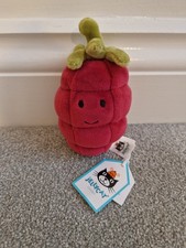 Jellycat I Am Fabulous Raspberry fruit genuine soft plush toy 