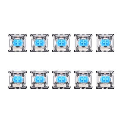 10Pcs/Set For Cherry MX Keyboard Switches Mechanical Keyboard Switch Blue 3Pins
