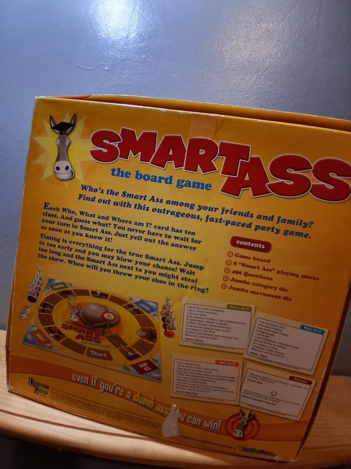 University Games Smart Ass - The Ultimate Trivia Board Game - Image 4 of 4