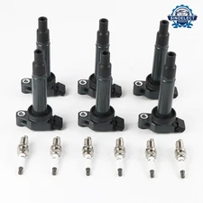 6X Ignition Coil & Iridium Spark Plug for Toyota Sienna Lexus V6 2001-2006 UF267