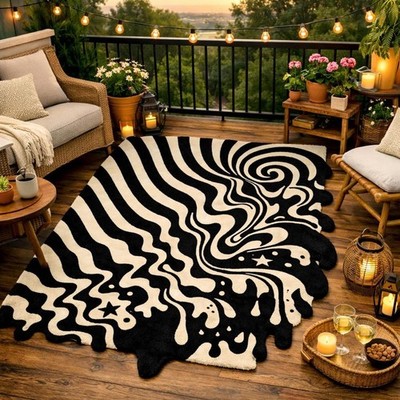 Designer Rug | Irregular Rug | Wool area Rugs | Living Room Rug | Tufted A252